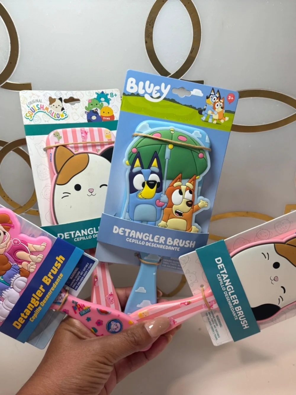 LUV HER Glam Up Your Look with Squishmallows Detangling  Brush